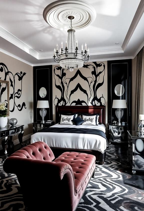 art deco aesthetic features