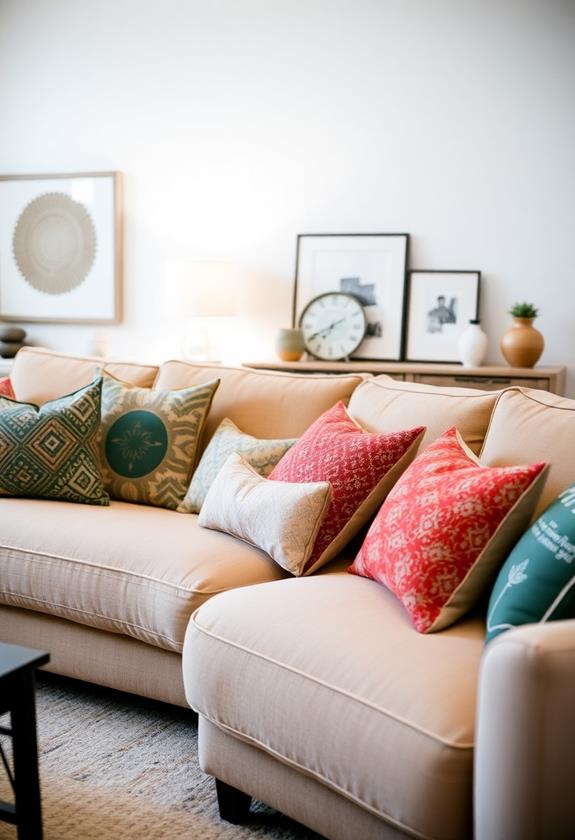 cozy up with pillows