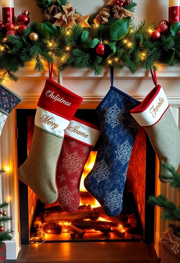 customized holiday stockings