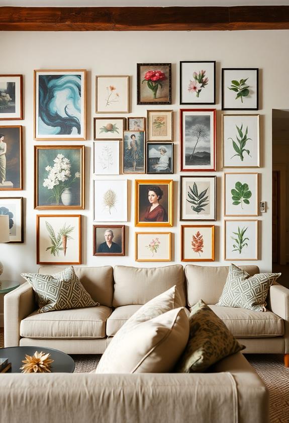 decorative artwork display collection