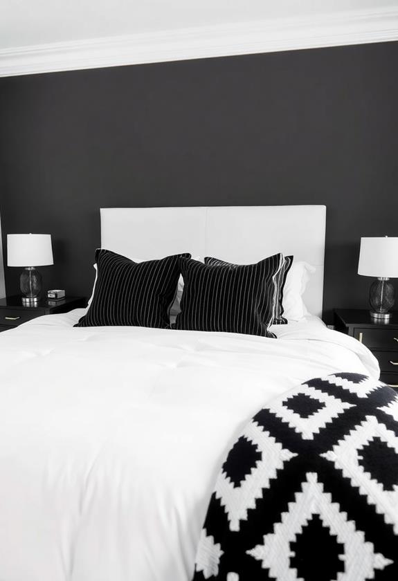 detailed bedroom decor description