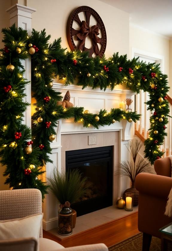 festive decorations and abundance