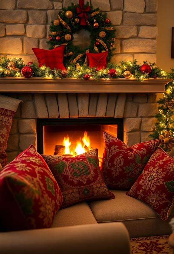 holiday cushion displays