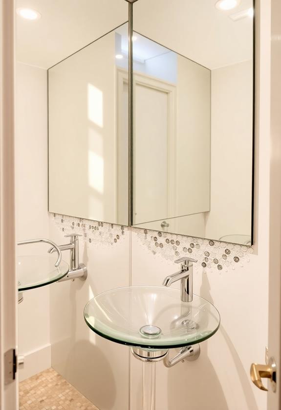 utilizing reflective surface techniques