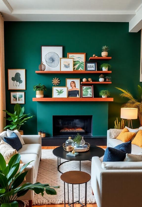 vibrant statement wall designs