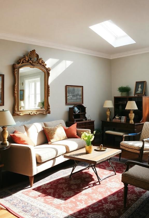 vintage pieces add charm