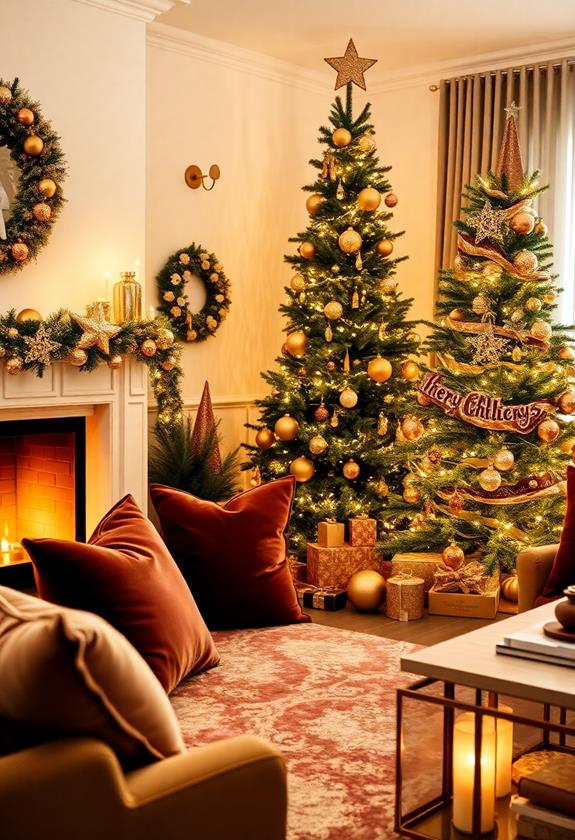 warm metallic color palette