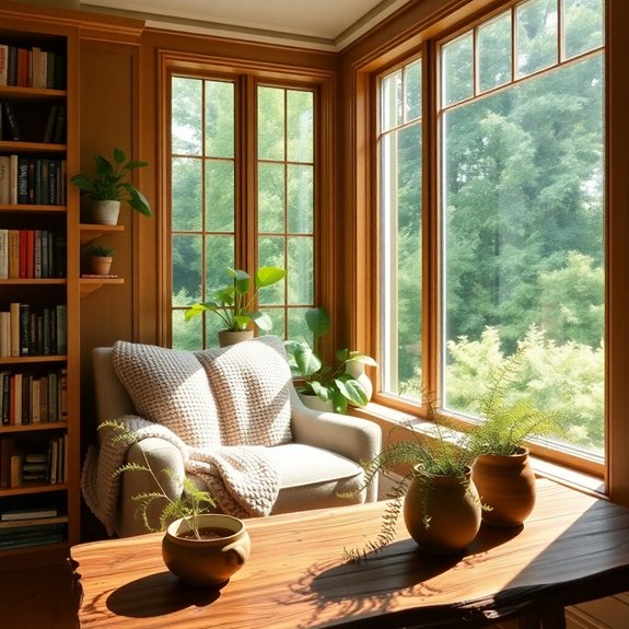 Image showcasing 25 Creative Cozy Home Library Ideas - Interiorshape | Best Interior ...