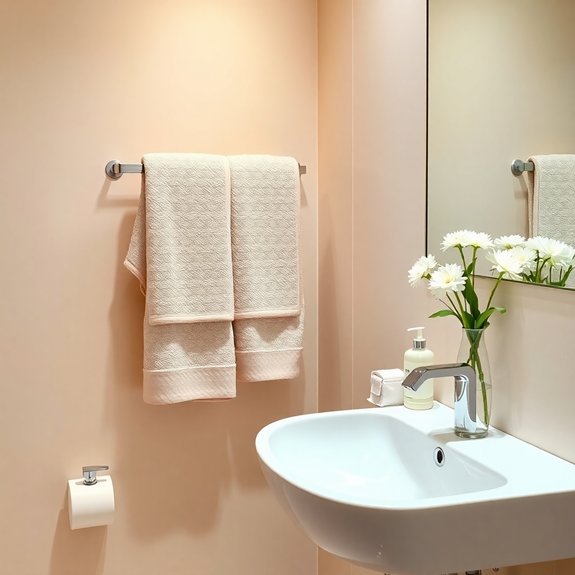 coordinated towel selection process