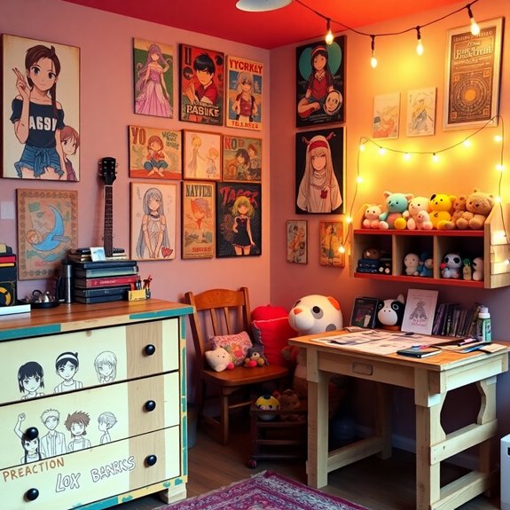 24 Creative Anime Room Ideas - Interiorshape | Best Interior Design ...