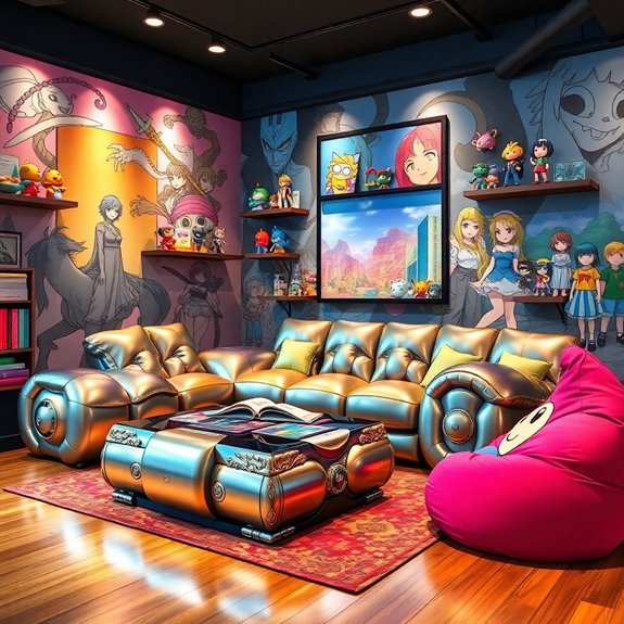 24 Creative Anime Room Ideas - Interiorshape | Best Interior Design ...