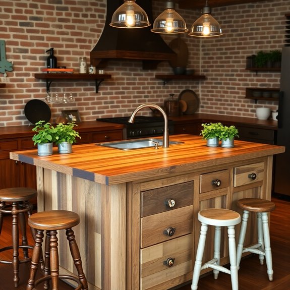 Crafting A Kitchen Island