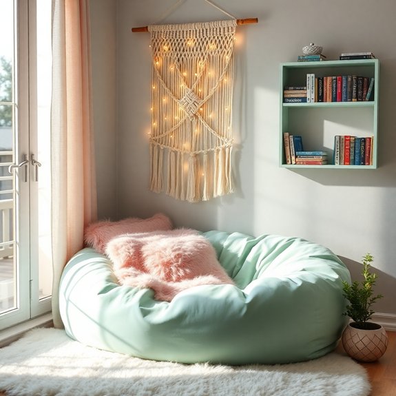 warm literary nook