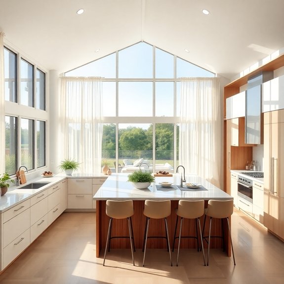 17 Open Kitchen Design Ideas to Create a Bright, Airy Space - The Tanee