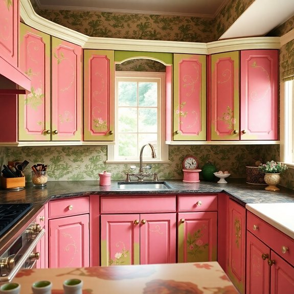 24 Creative Painted Kitchen Cabinets Ideas - Interiorshape | Best ...
