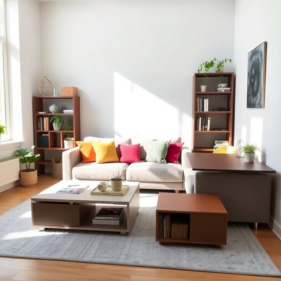 Flexible Apartment Furniture Ideas: 30 Space-Saving Styling Swaps - Versatile Apartment Living Space