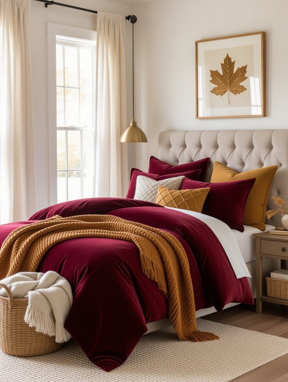 cozy textured fall retreat