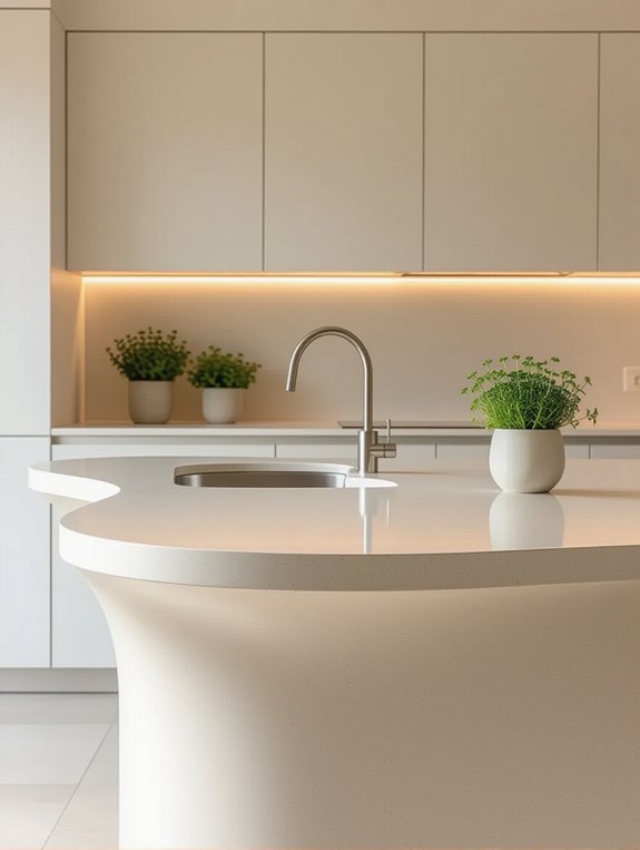 customizable corian kitchen designs