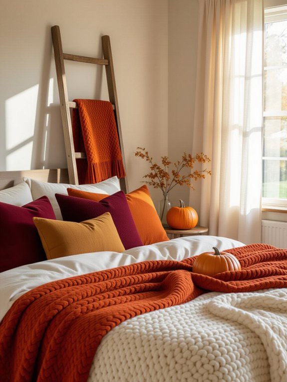 decorative ladder fall decor