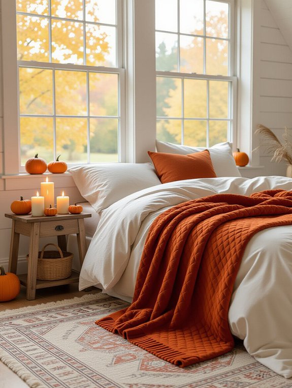 scented candles create ambiance