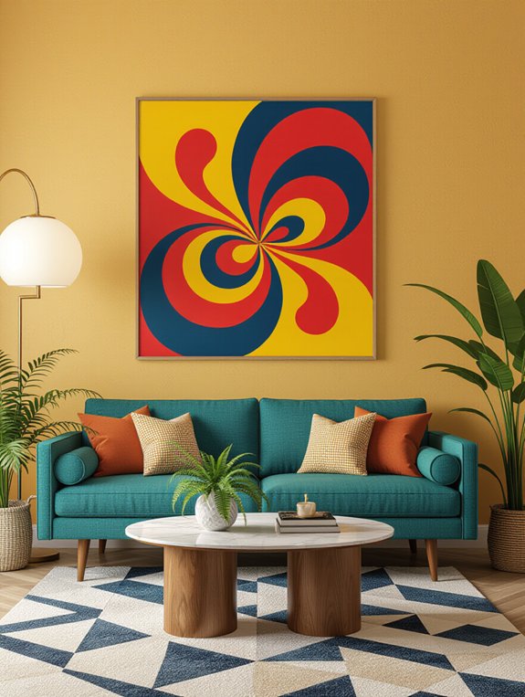 vibrant art transforms spaces