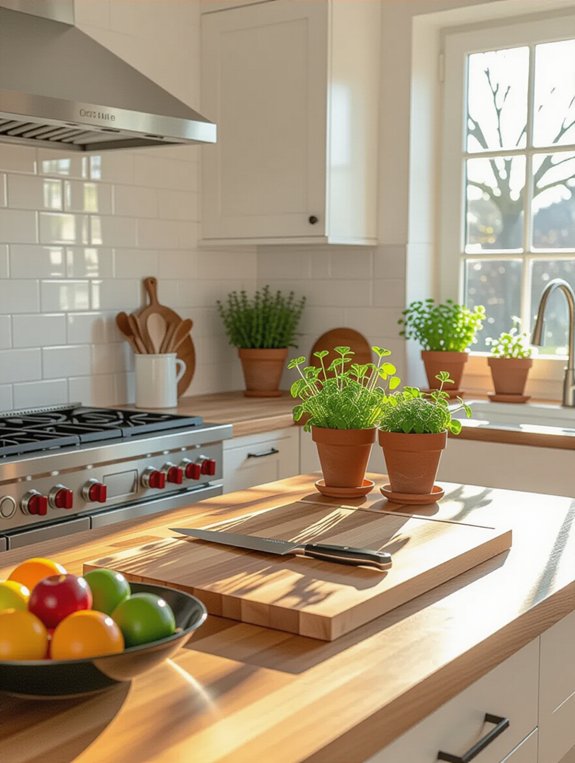 warm functional butcher block