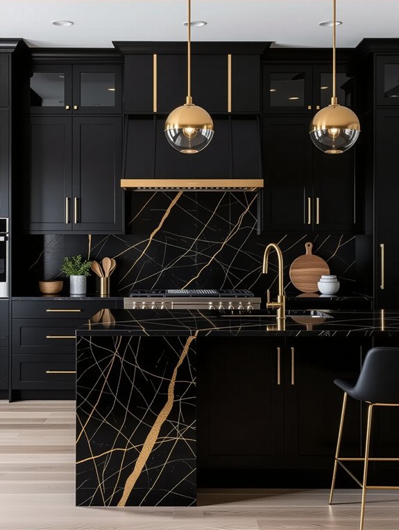 bold black and gold