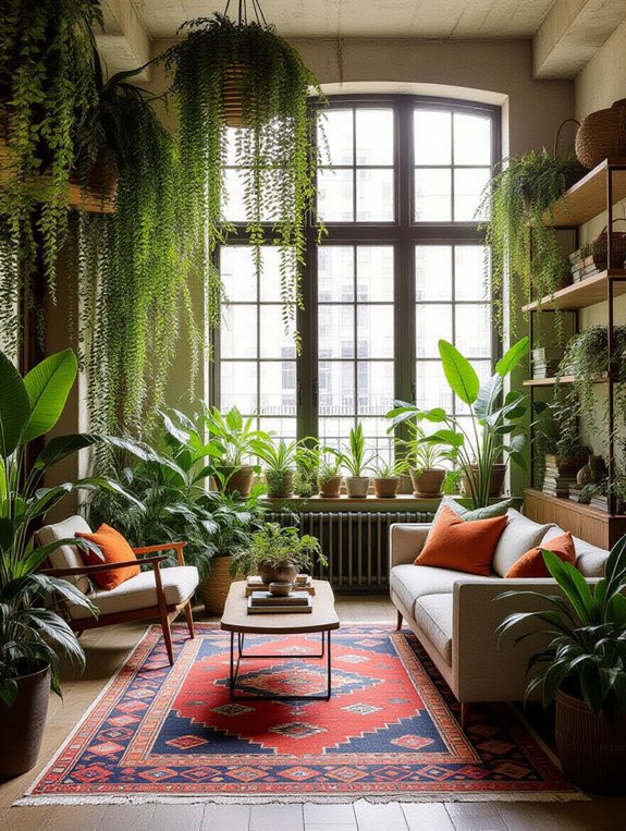 indoor plant oasis creation