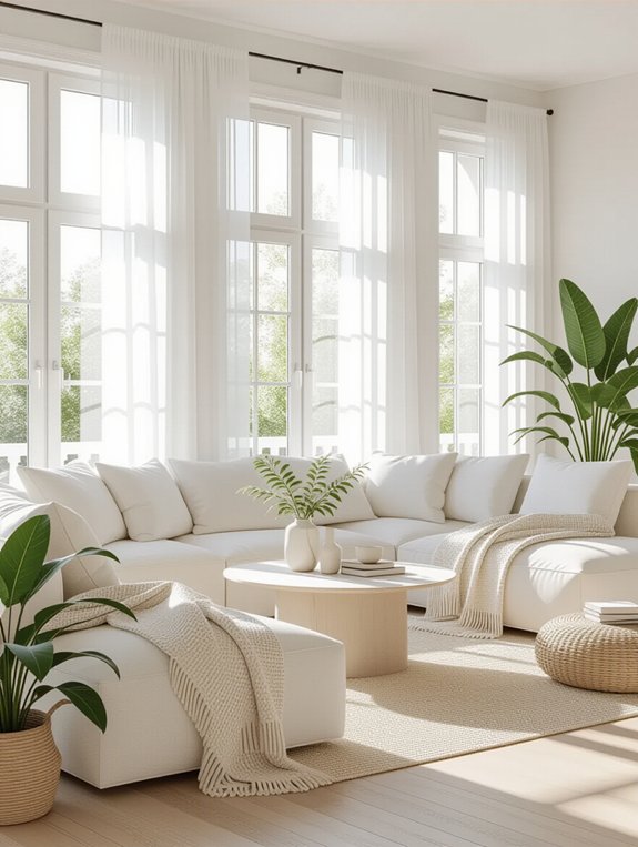 light airy apartment ambiance