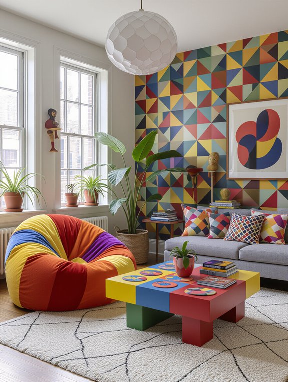 playful living room transformation