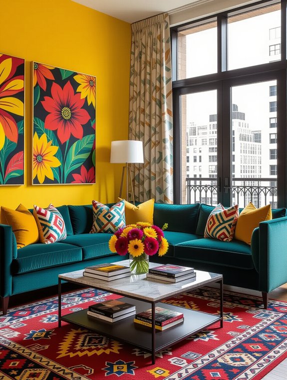 vibrant patterns and colors