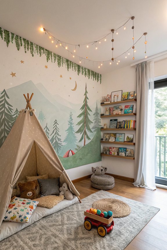 adventure themed toddler bedroom design
