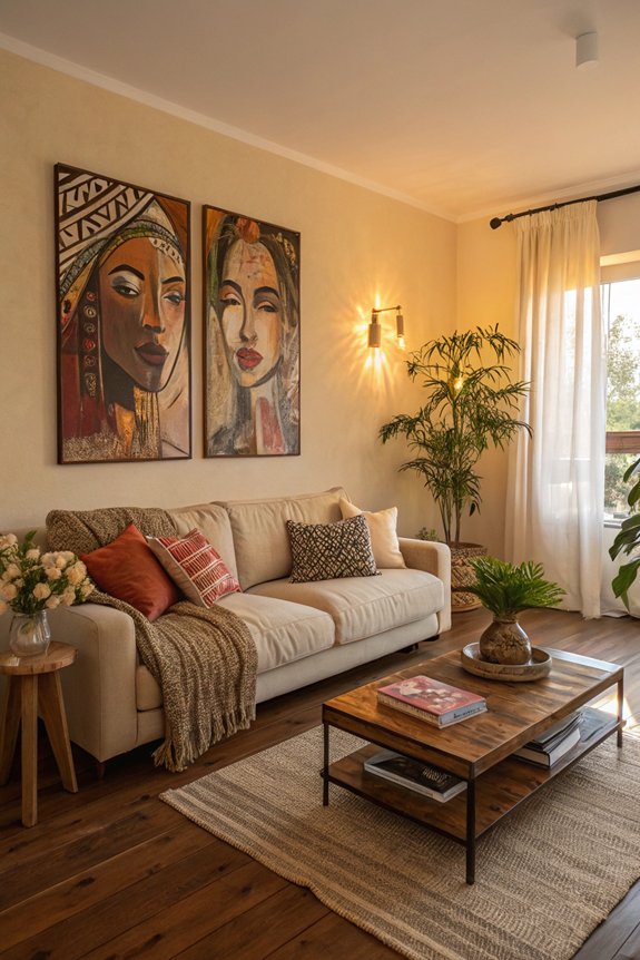 art as focal point