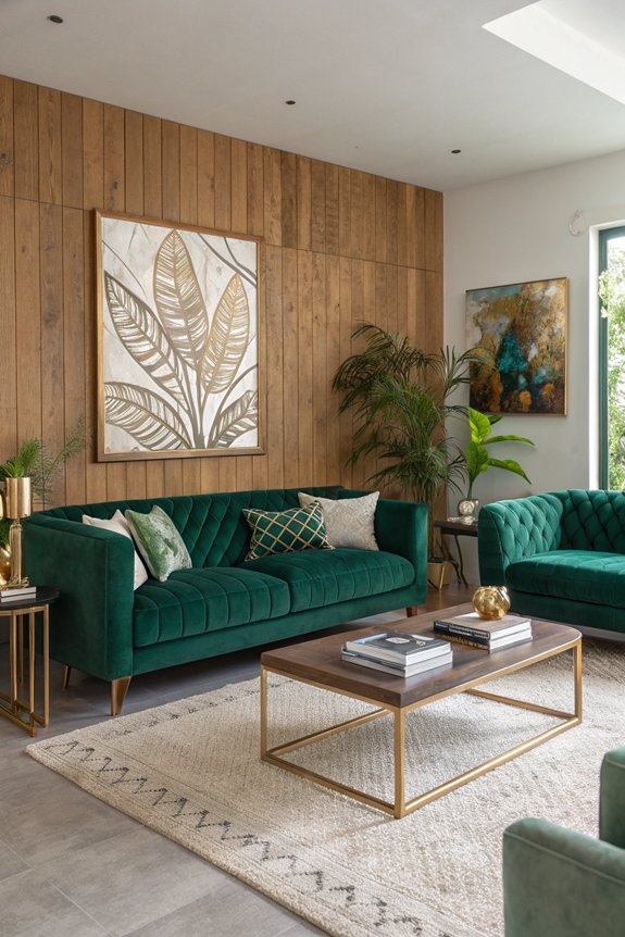 art transforms living room