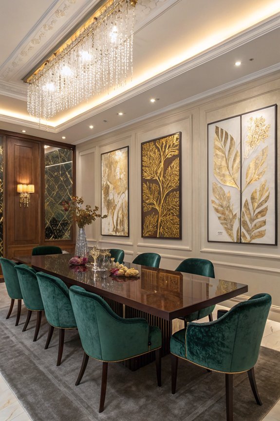 artistic dining room decor