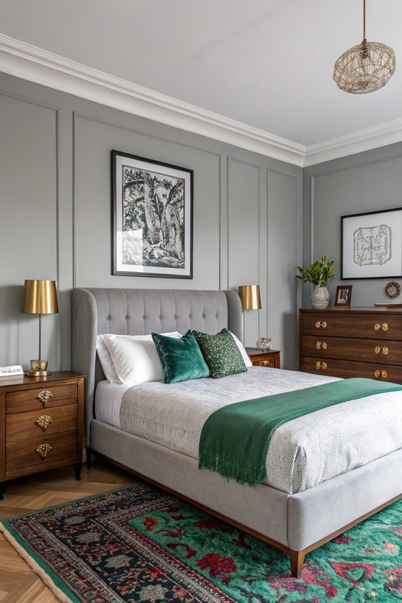 bold accents enhance elegance