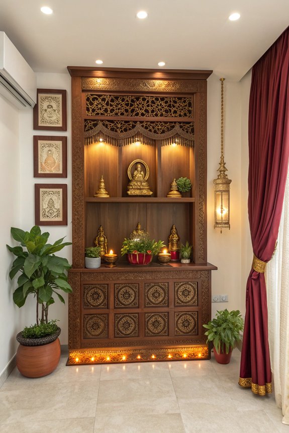 budget pooja room transformation