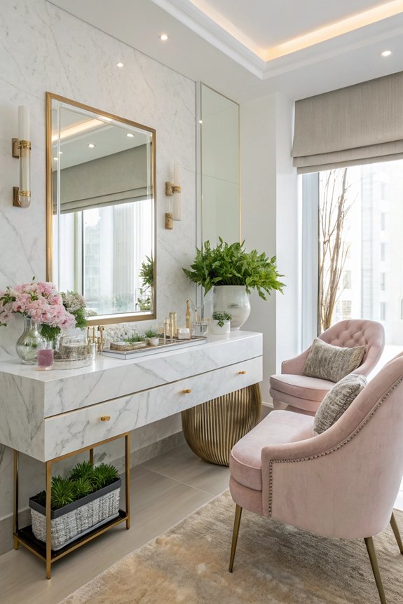 calming beauty room elements