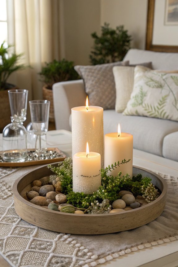 candles create inviting ambiance