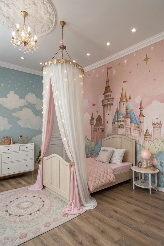 castle mural for imagination