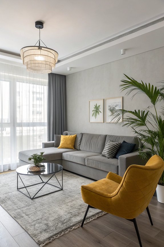 cohesive sectional and accents