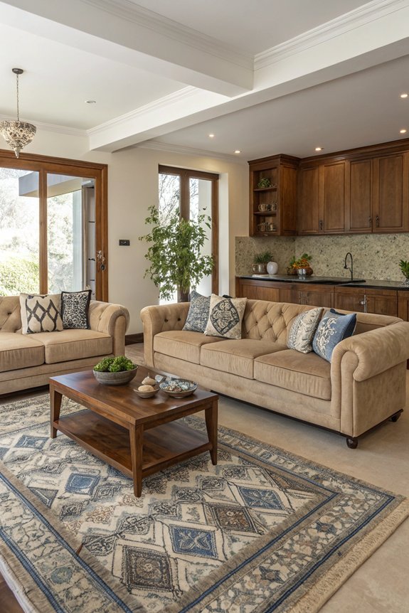 comfortable and stylish rug