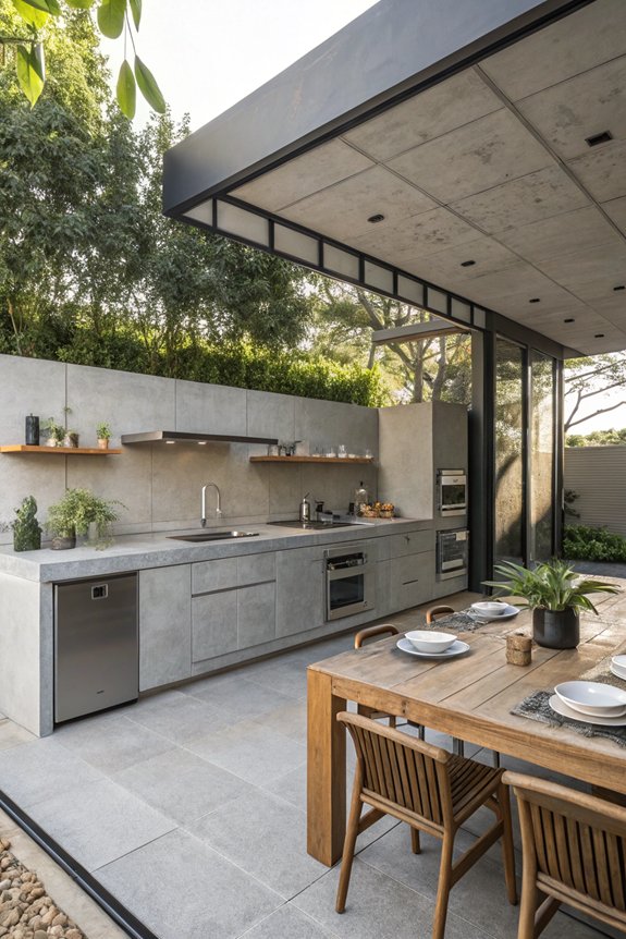 concrete kitchen budget planning