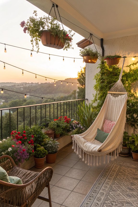 cozy balcony retreat creation