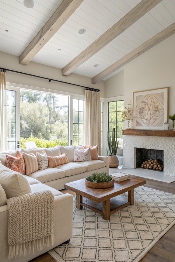 cozy chic open living