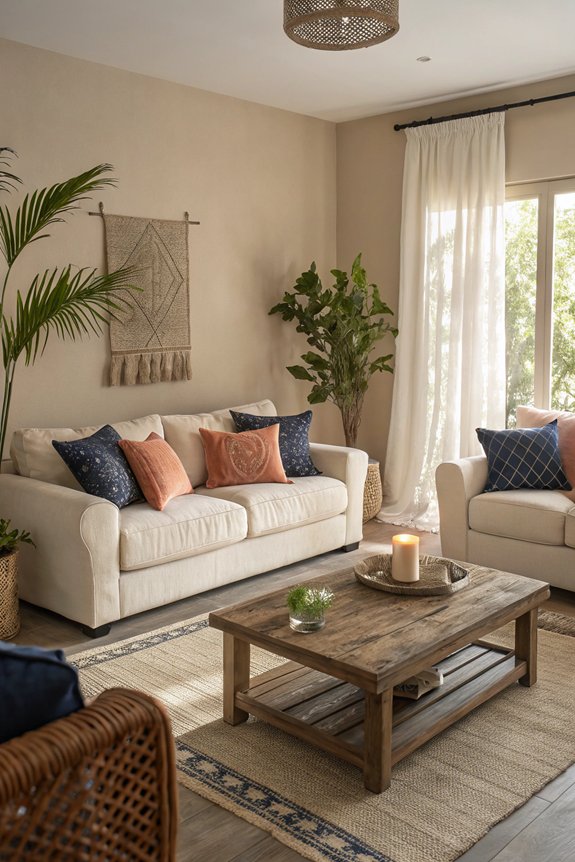 cozy colors enhance atmosphere