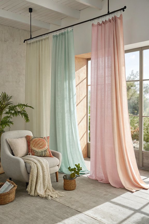 cozy fabric panel retreat