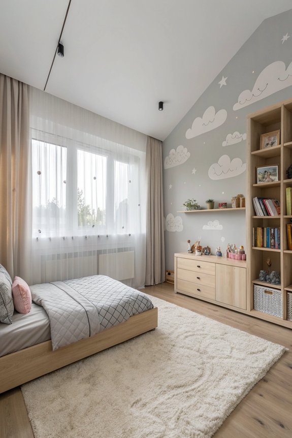cozy minimalist toddler bedroom