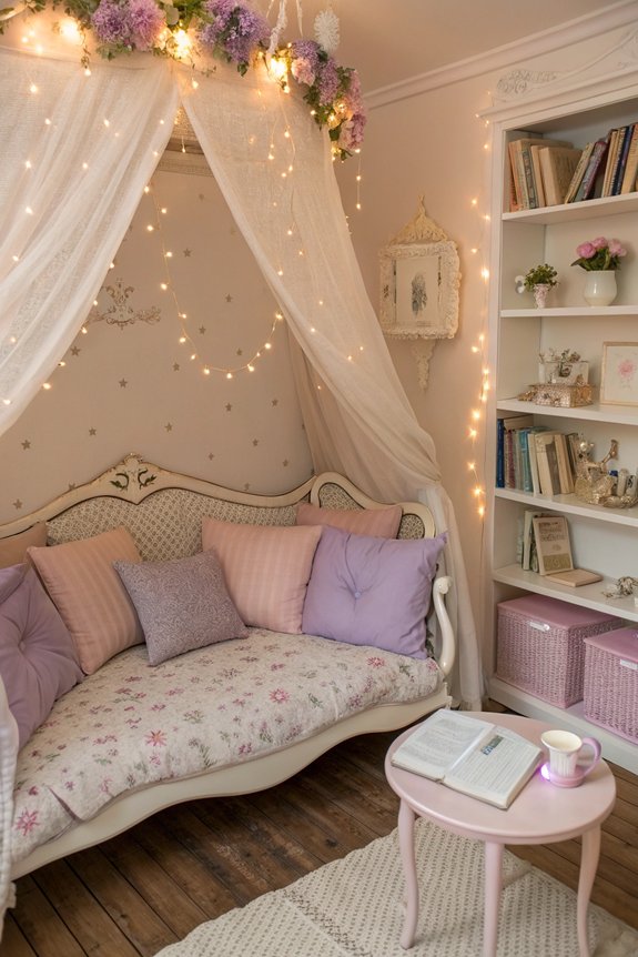 cozy reading nook design