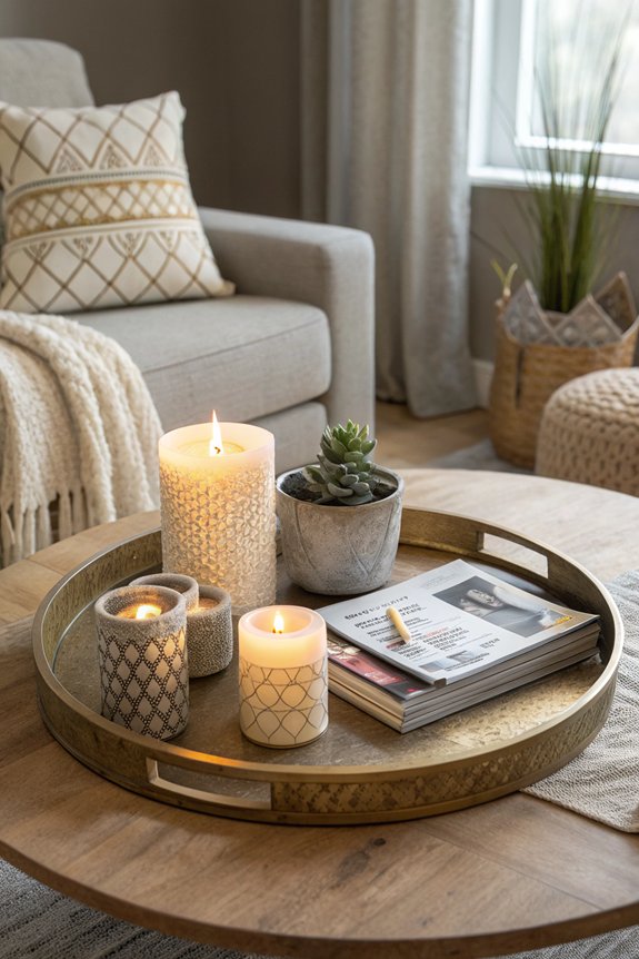 decorative and functional trays